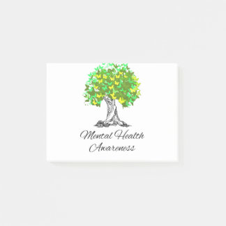 Geestelijke gezondheidsvoorlichting post-it® notes