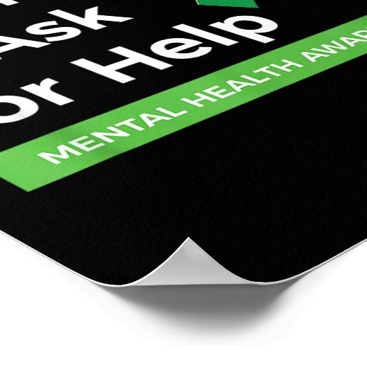 Geestelijke gezondheidsvoorlichting poster (Hoek)