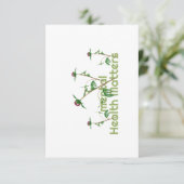 Geestelijke gezondheidsvraagstukken bedankkaart (Staand voorkant)