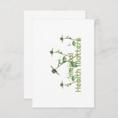 Geestelijke gezondheidsvraagstukken bedankkaart (Voorkant / Achterkant)