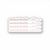 Geestelijke gezondheidsvraagstukken | Citaat IV Ro Sticker (Voorkant)