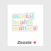 Geestelijke gezondheidsvraagstukken | Gecombineerd Sticker (Vel)