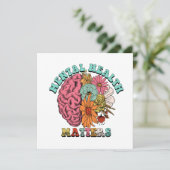 Geestelijke gezondheidsvraagstukken kaart (Staand voorkant)