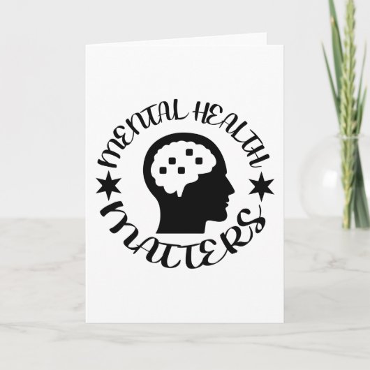 Geestelijke gezondheidsvraagstukken kaart (Voorkant)