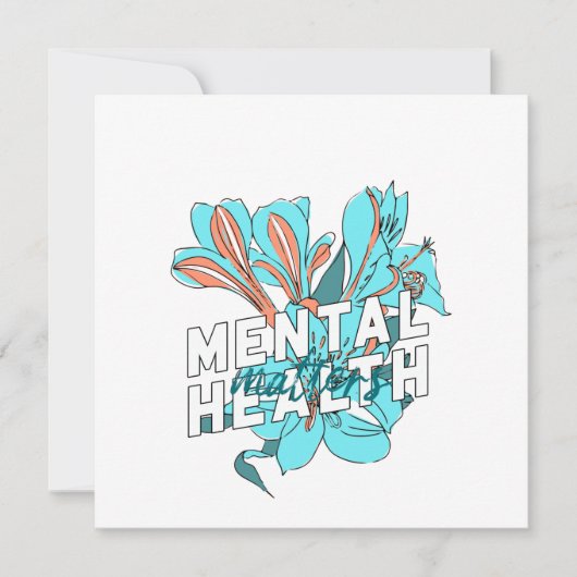 Geestelijke gezondheidsvraagstukken kaart (Voorkant)