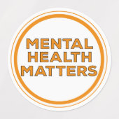 Geestelijke gezondheidsvraagstukken labels (Design 1)