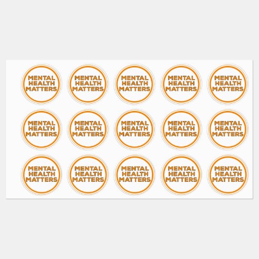 Geestelijke gezondheidsvraagstukken labels (Vel)