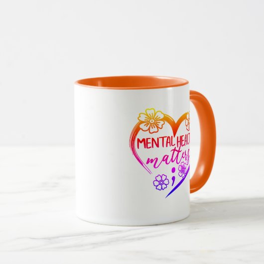 Geestelijke gezondheidsvraagstukken mok (Voorkant rechts)