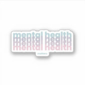 Geestelijke gezondheidsvraagstukken | Poppins Fren Sticker (Voorkant)