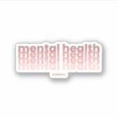 Geestelijke gezondheidsvraagstukken | Poppins Rosa Sticker (Voorkant)