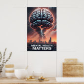 Geestelijke gezondheidsvraagstukken poster (Keuken)