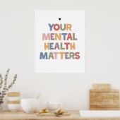 Geestelijke gezondheidsvraagstukken poster (Keuken)