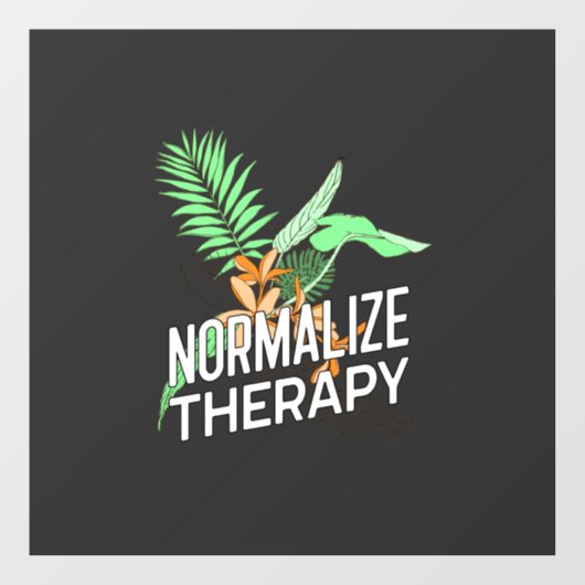 Geestelijke gezondheidsvraagstukken raamsticker (Vel)