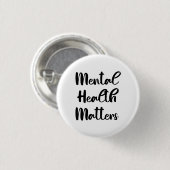 Geestelijke gezondheidsvraagstukken ronde button 3,2 cm (Voorkant /achterkant)