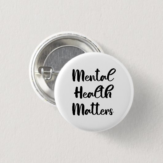 Geestelijke gezondheidsvraagstukken ronde button 3,2 cm (Voorkant /achterkant)