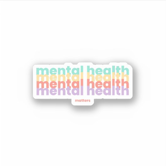 Geestelijke gezondheidsvraagstukken | Snoep PHP-pa Sticker (Voorkant)