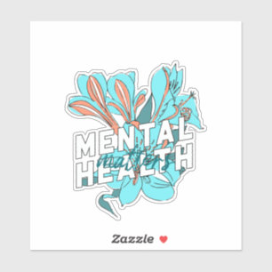 Geestelijke gezondheidsvraagstukken sticker