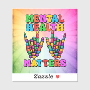 Geestelijke gezondheidsvraagstukken sticker