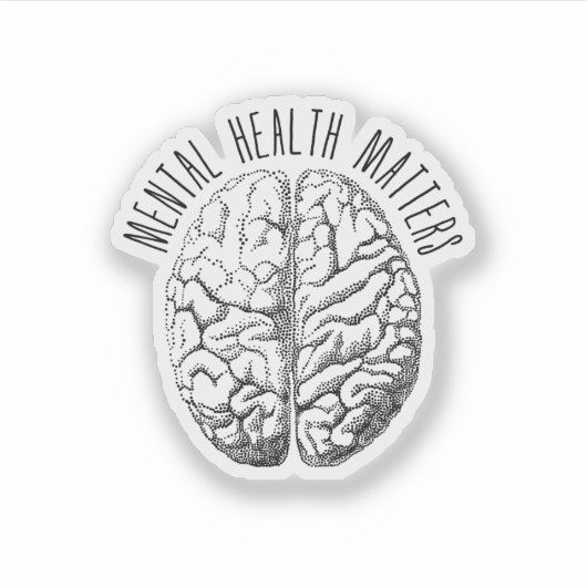 Geestelijke gezondheidsvraagstukken sticker (Voorkant)