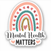 Geestelijke gezondheidsvraagstukken sticker (Voorkant)