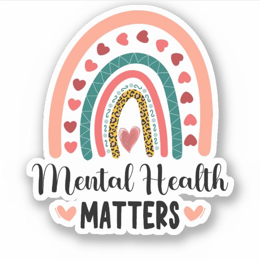 Geestelijke gezondheidsvraagstukken sticker (Voorkant)