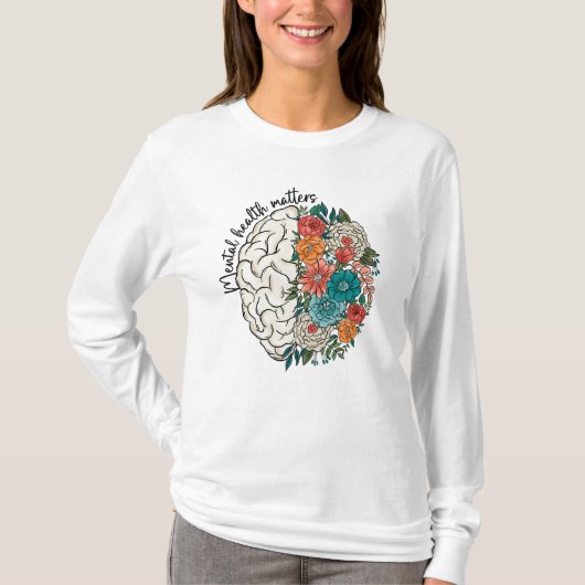 Geestelijke gezondheidsvraagstukken t-shirt (Voorkant)