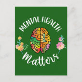 Geestelijke gezondheidsvraagstukken | Voorlichting Briefkaart (Voorkant)