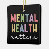 Geestelijke gezondheidsvraagstukken | Voorlichting Keramisch Ornament (Links)