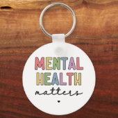 Geestelijke gezondheidsvraagstukken | Voorlichting Sleutelhanger (Voorkant)