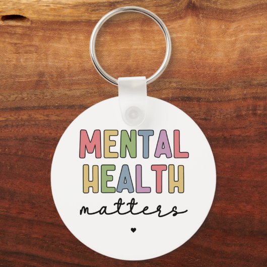 Geestelijke gezondheidsvraagstukken | Voorlichting Sleutelhanger (Voorkant)