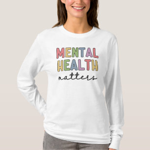 Geestelijke gezondheidsvraagstukken Voorlichting T-shirt