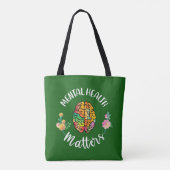 Geestelijke gezondheidsvraagstukken | Voorlichting Tote Bag (Achterkant)