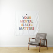 Geestelijke gezondheidsvraagstukken wandkleed (In situ)