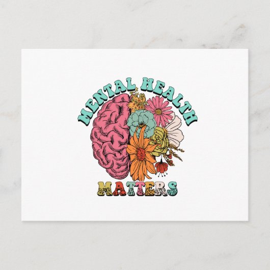 Geestelijke gezondheidszaken Plaats kaarthouder T- Briefkaart (Voorkant)