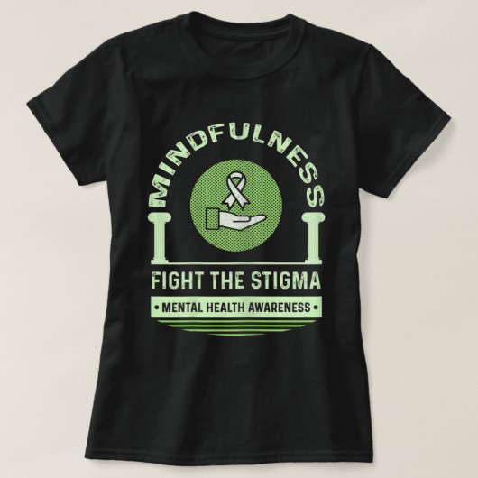 Geestelijke gezondheidszaken vechten tegen de Stig T-shirt (Design voorkant)