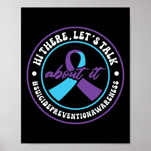 Geestelijke gezondheidszorg 988 Suicide Prevention Poster (Voorkant)