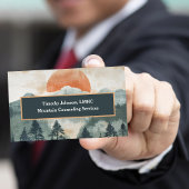 Geestelijke gezondheidszorg Counselor Painterly Mo Visitekaartje