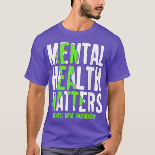 Geestelijke gezondheidszorg Groen lintje geestelij T-shirt