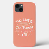 Geestelijke gezondheidszorg ondersteuning citaat h Case-Mate iPhone case (Achterkant)