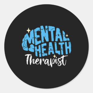 Geestelijke gezondheidszorg Student Psych Mental H Ronde Sticker