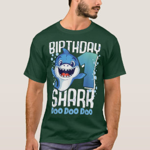 Geestelijke haai 1 jaar na geboorte Jongen Shark 1 T-shirt