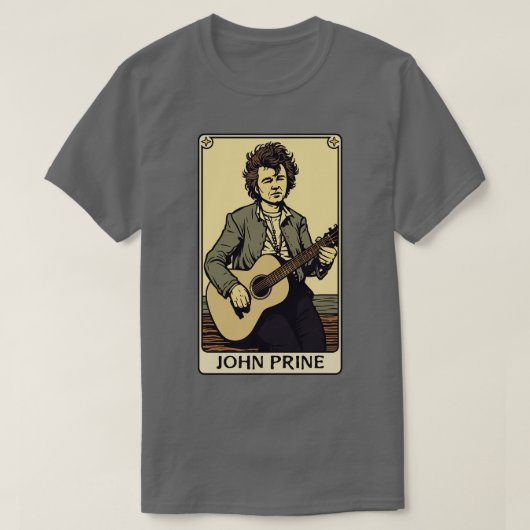 Geestelijke John Prine T-shirt (Design voorkant)