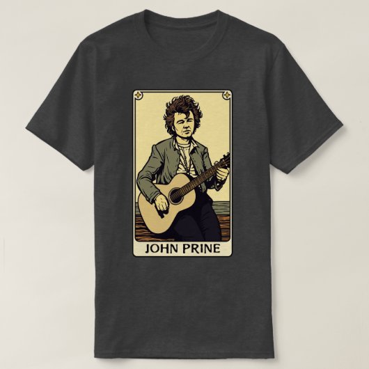 Geestelijke John Prine T-shirt (Design voorkant)