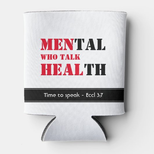 Geestelijke MANNEN die de HEAL Custom Scripting ge Blikjeskoeler (Voorkant)