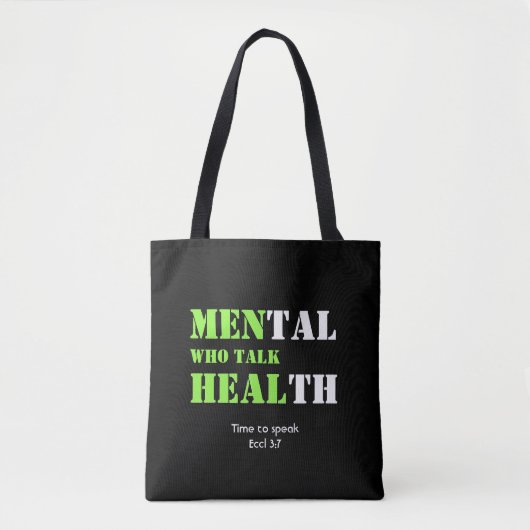 Geestelijke MANNEN die de HEAL Custom Scripting ge Tote Bag (Voorkant)