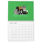 "Geestelijke momenten: een jaar van Kawaii-katten" Kalender (Jan 2026)