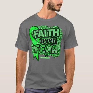 Geestelijke ongerustheid Ribbon Faith over angst T-shirt