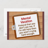 Geestelijke vernauwing briefkaart (Voorkant / Achterkant)