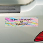 “Geestelijke Vruchten”BUMPER Sticker (Op auto)