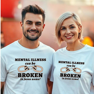 Geestelijke ziekte kan worden OVERWONNEN Unisex T-shirt
